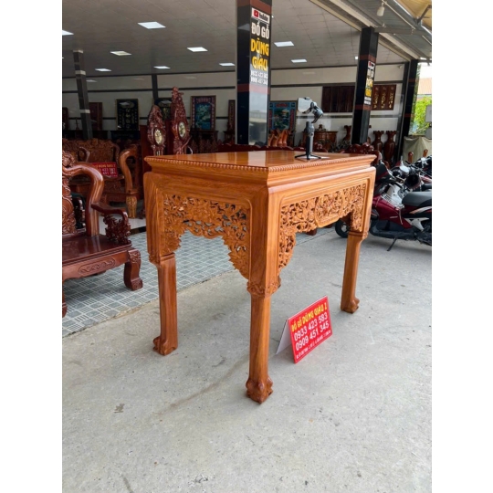 Ghế thờ chân hùm Gỗ gõ đỏ VIP hàng trả khách ở Tỉnh Bến Tre