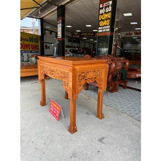 Ghế thờ chân hùm Gỗ gõ đỏ VIP hàng trả khách ở Tỉnh Bến Tre