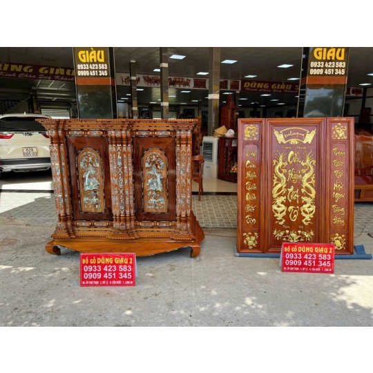 Bộ tranh thờ Hàng trả khách ở Tỉnh Tra Vinh