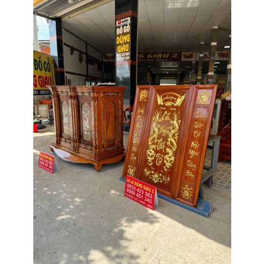Bộ tranh thờ Hàng trả khách ở Tỉnh Tra Vinh