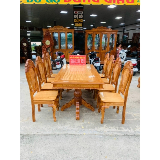 Bộ bàn ăn gia định đồ gỗ