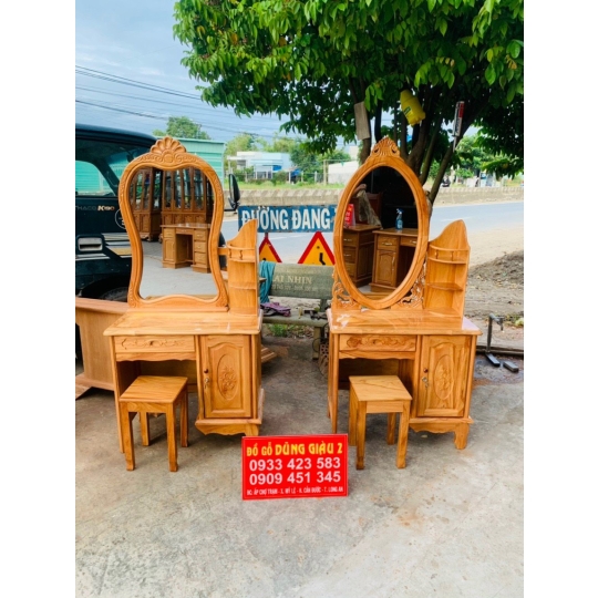 Bàn trang điểm đồ gỗ long an
