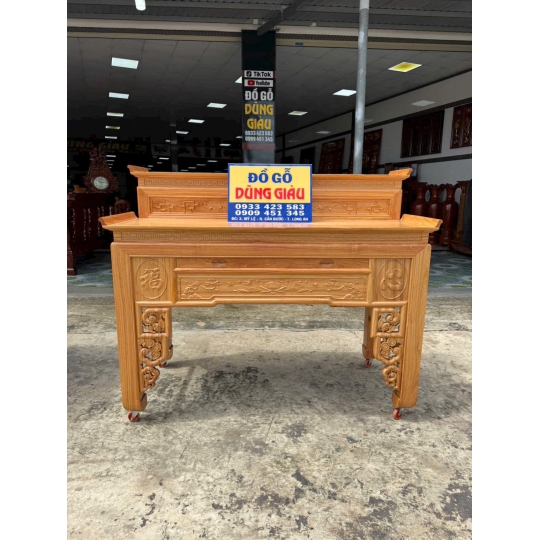 Ghế thờ nhị cấp tam cấp gỗ đõ đỏ