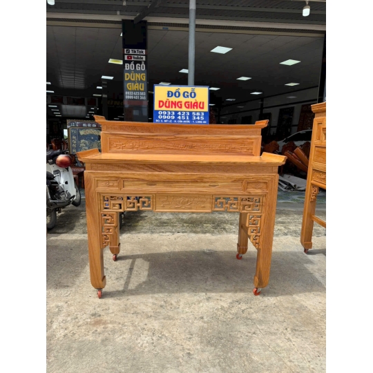 Ghế thờ nhị cấp tam cấp gỗ đõ đỏ