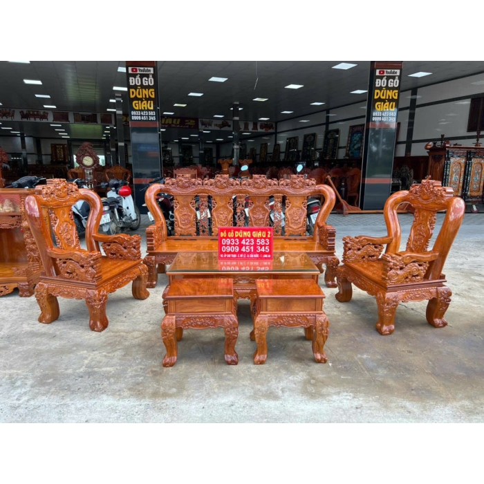 Bàn thờ, cốp ti vi, ghế salông gỗ gõ đỏ